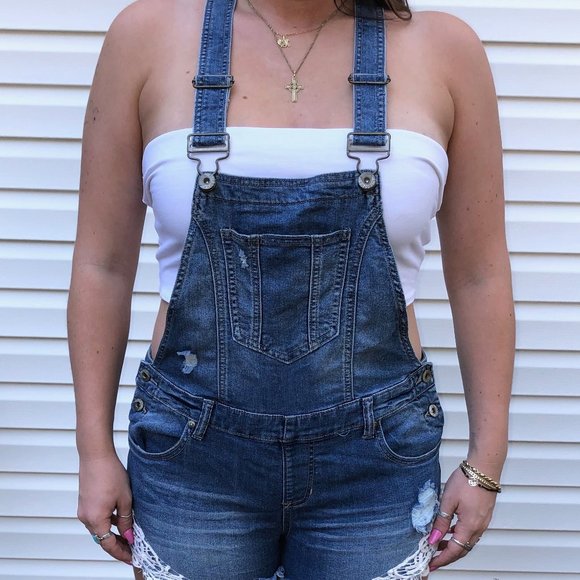 lace trim overalls from my closet - Picture 2 of 2